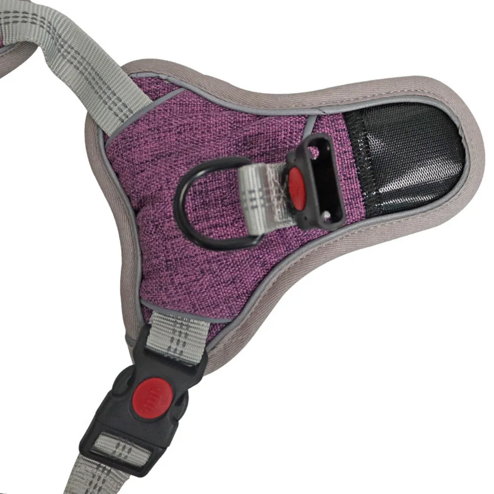 PAWS ASIA Manufacturers Polyester Reflective Adjustable Dog Heavy Duty Large Dog Pet Harnesses