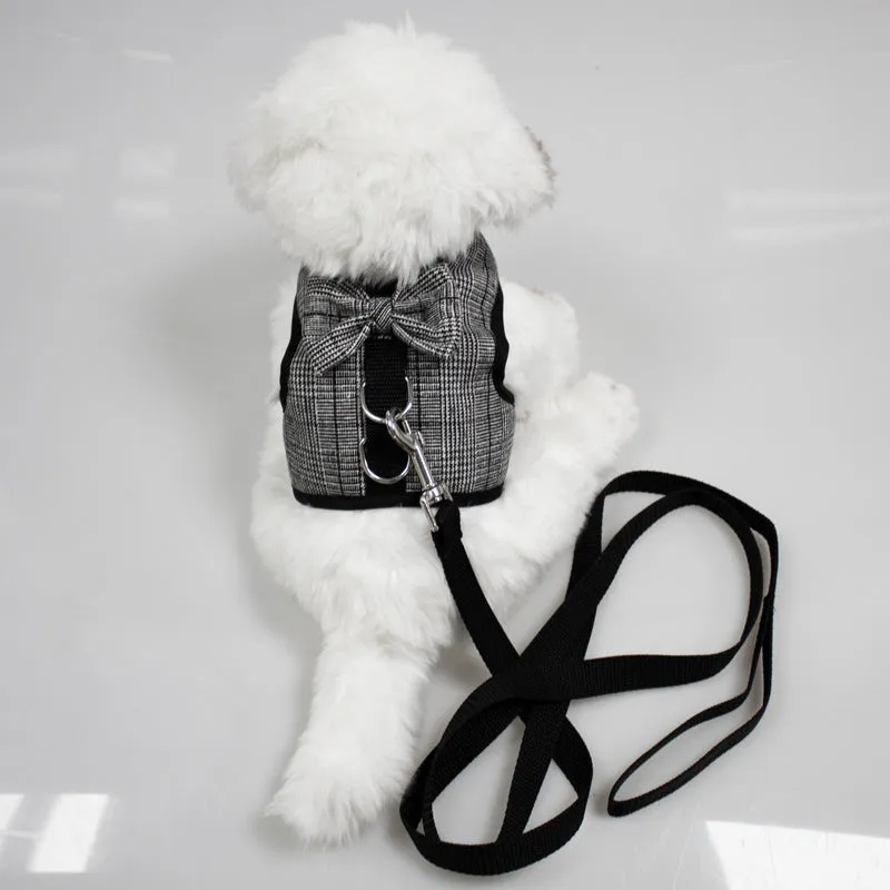 Pet Clothes Plaid Dog Breathable Velcro Vest