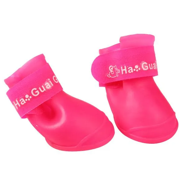 Pet Rubber Waterproof Rain Shoes