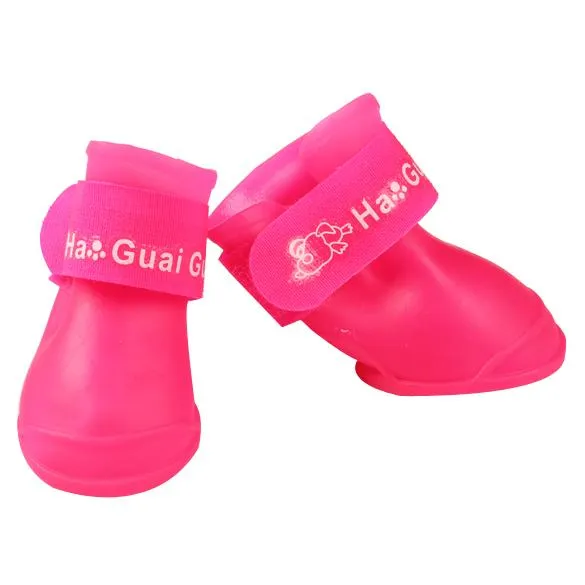 Pet Rubber Waterproof Rain Shoes