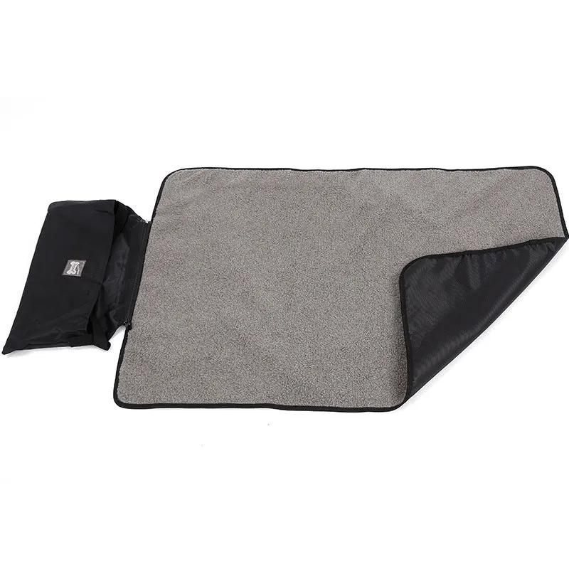 Portable Pet Blanket With Folding Storage Bag