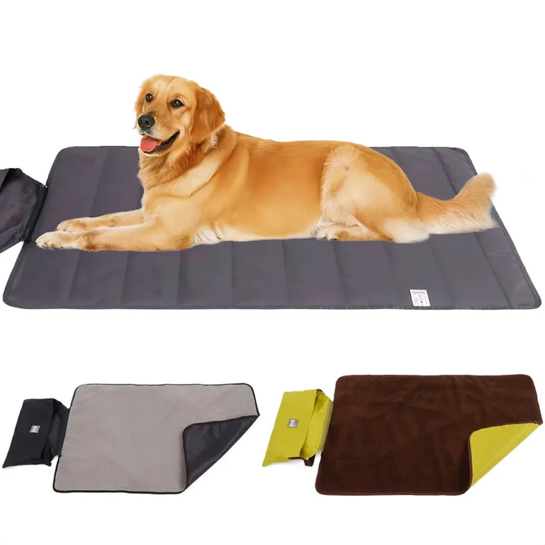 Portable Pet Blanket With Folding Storage Bag