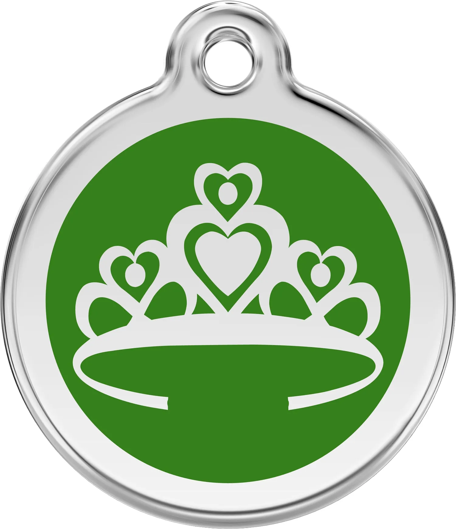 Princess Tiara - Red Dingo Engraved Cat/Dog Tag, Lifetime Guarantee, No Shipping Costs