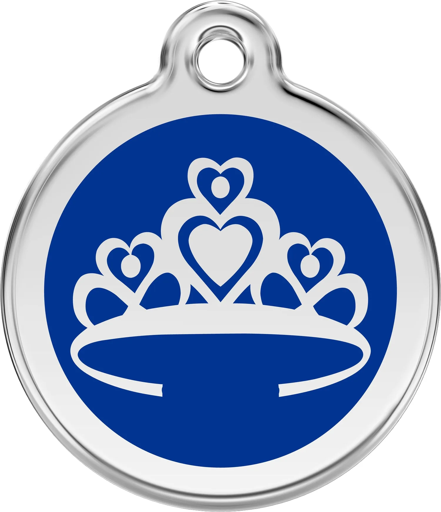 Princess Tiara - Red Dingo Engraved Cat/Dog Tag, Lifetime Guarantee, No Shipping Costs