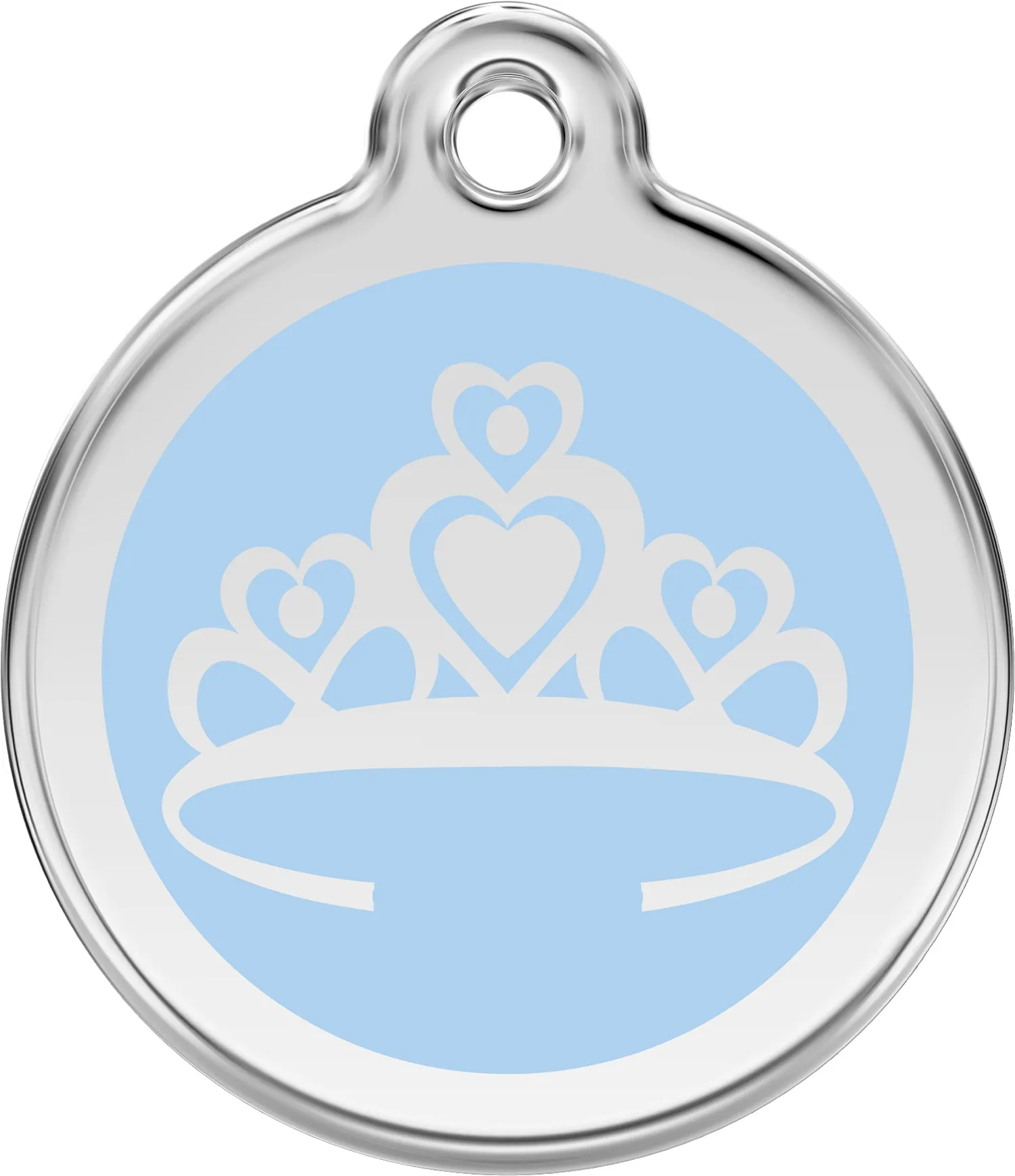 Princess Tiara - Red Dingo Engraved Cat/Dog Tag, Lifetime Guarantee, No Shipping Costs