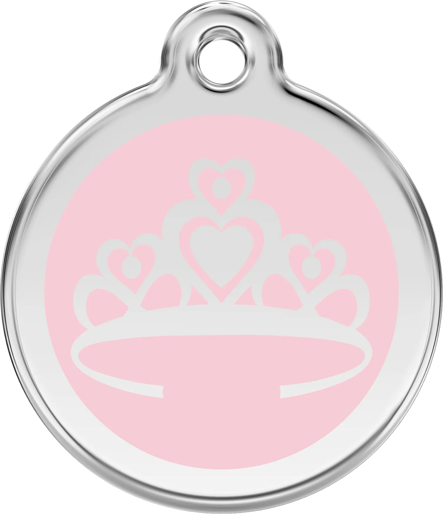 Princess Tiara - Red Dingo Engraved Cat/Dog Tag, Lifetime Guarantee, No Shipping Costs