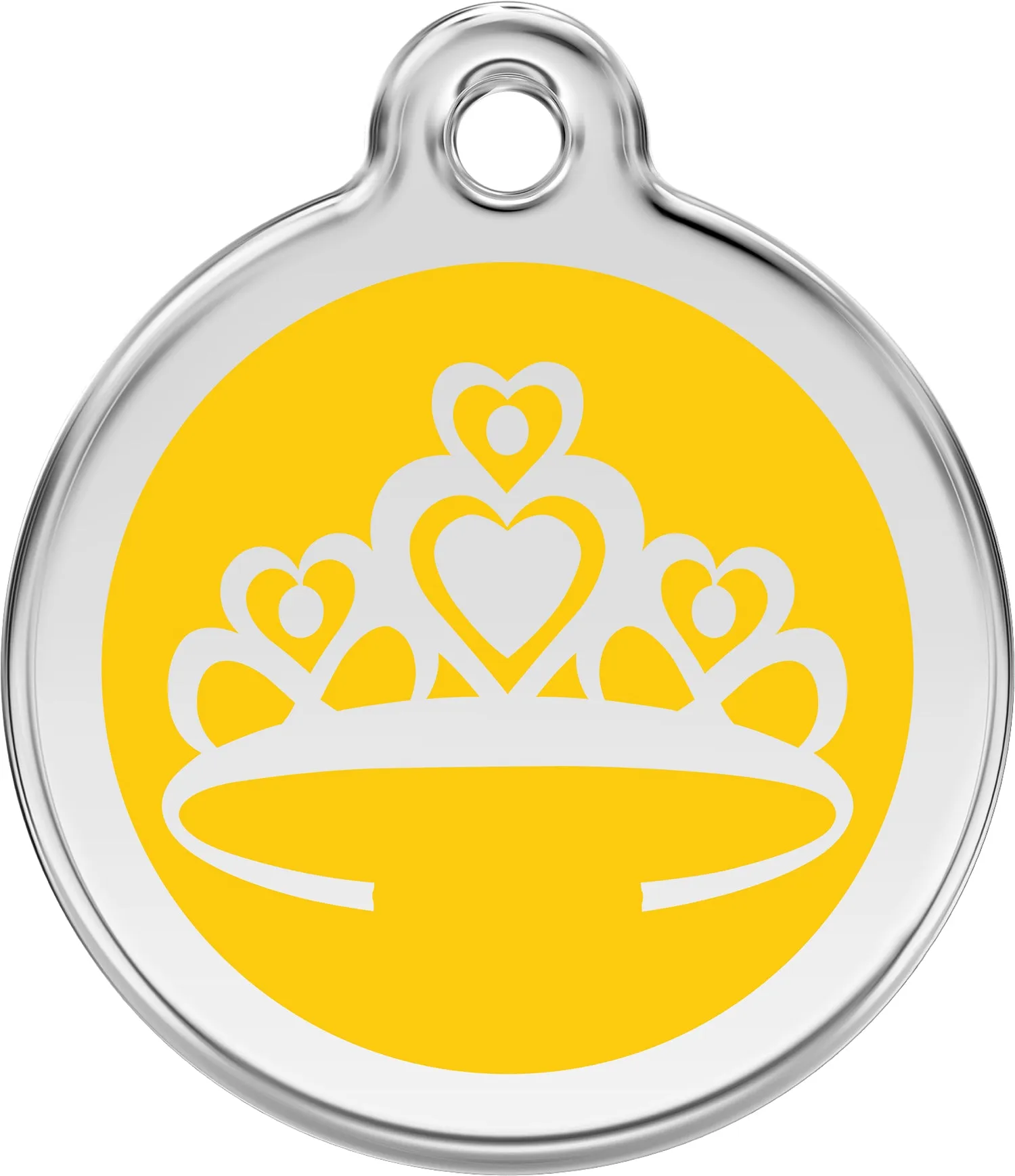 Princess Tiara - Red Dingo Engraved Cat/Dog Tag, Lifetime Guarantee, No Shipping Costs