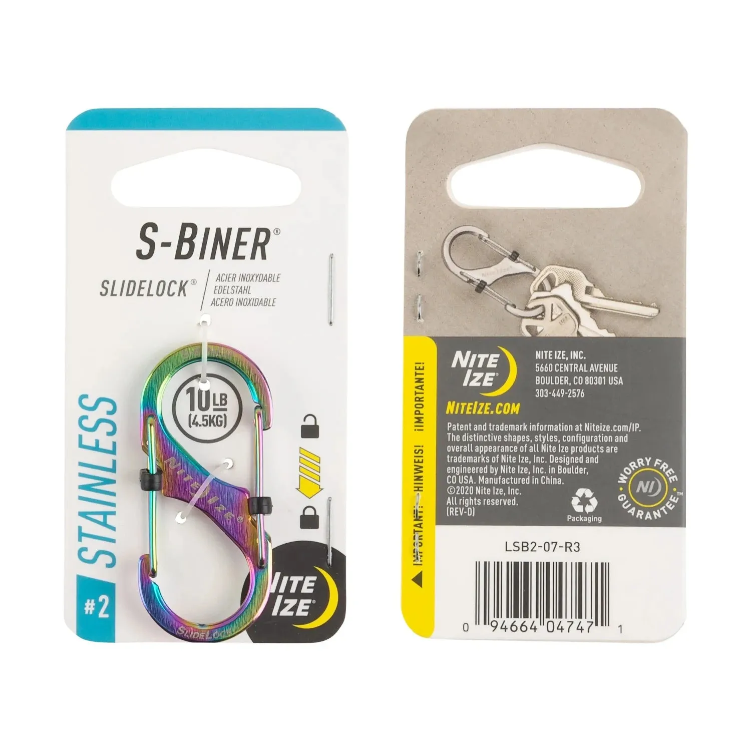 S-Biner® SlideLock® Stainless Steel