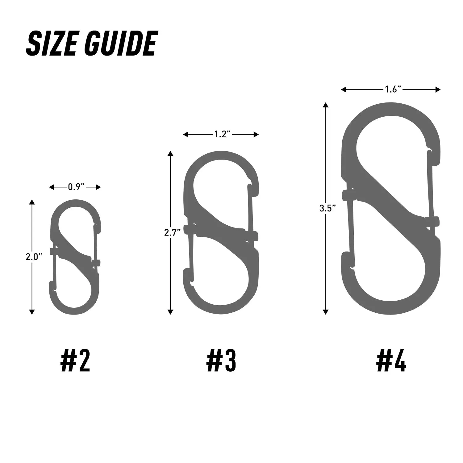 S-Biner® SlideLock® Stainless Steel