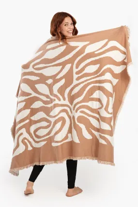 Sigrid Sandstone Throw Blanket