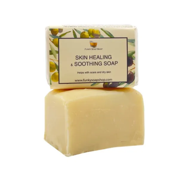 Skin healing and soothing soap bar