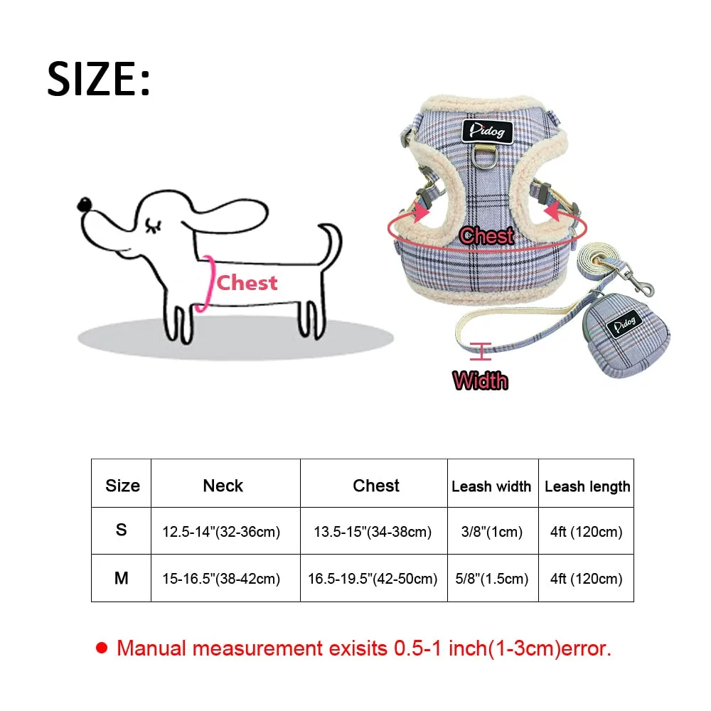 Soft Pet Dog Harnesses Vest No Pull Adjustable Chihuahua Puppy Cat Harness Leash Set For Small Medium Dogs Coat Arnes Perro