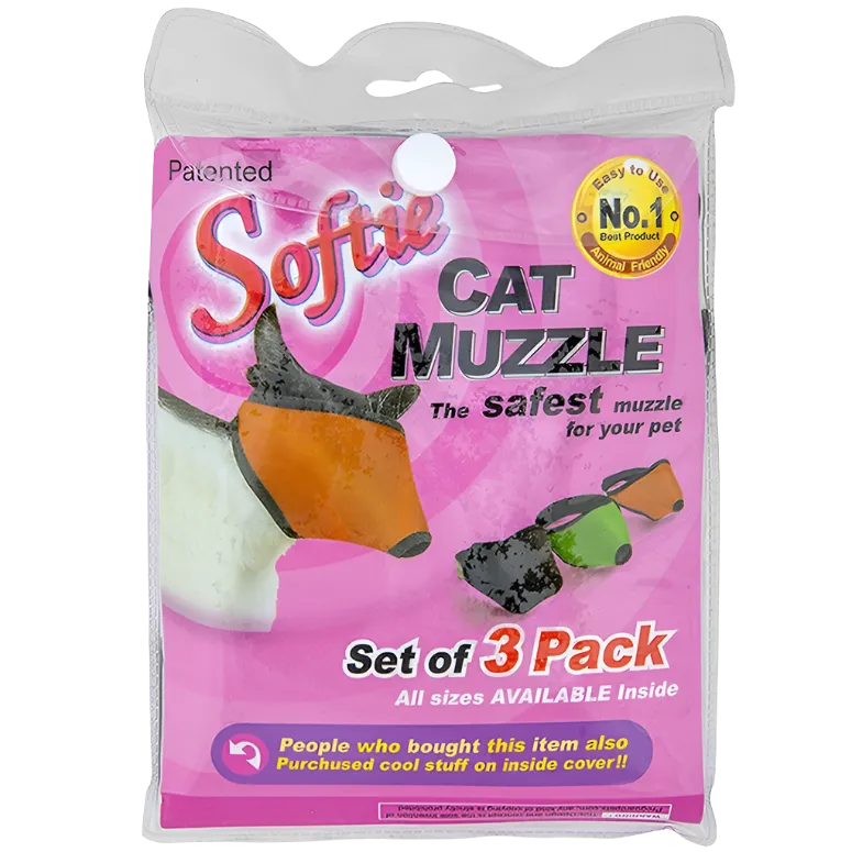 Softie Cat Muzzle Set of 3 by Proguard