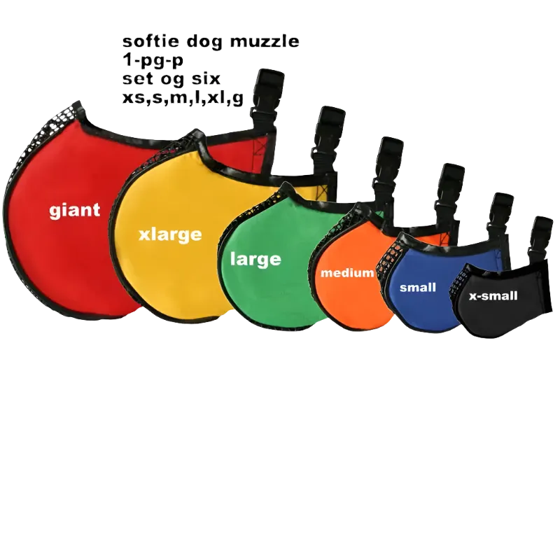 Softie Muzzle Set of 6 by Proguard