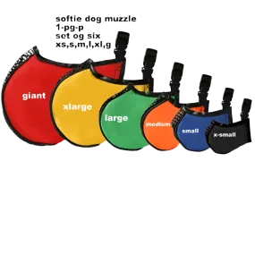 Softie Muzzle Set of 6 by Proguard