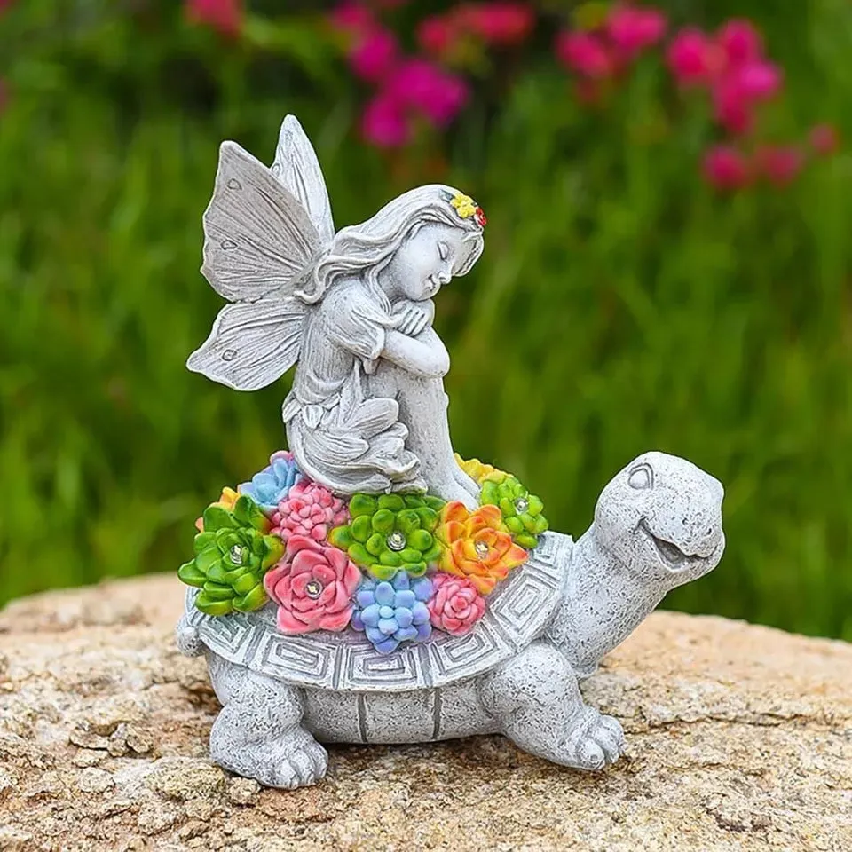 Solar Fairy Tortoise Ornament