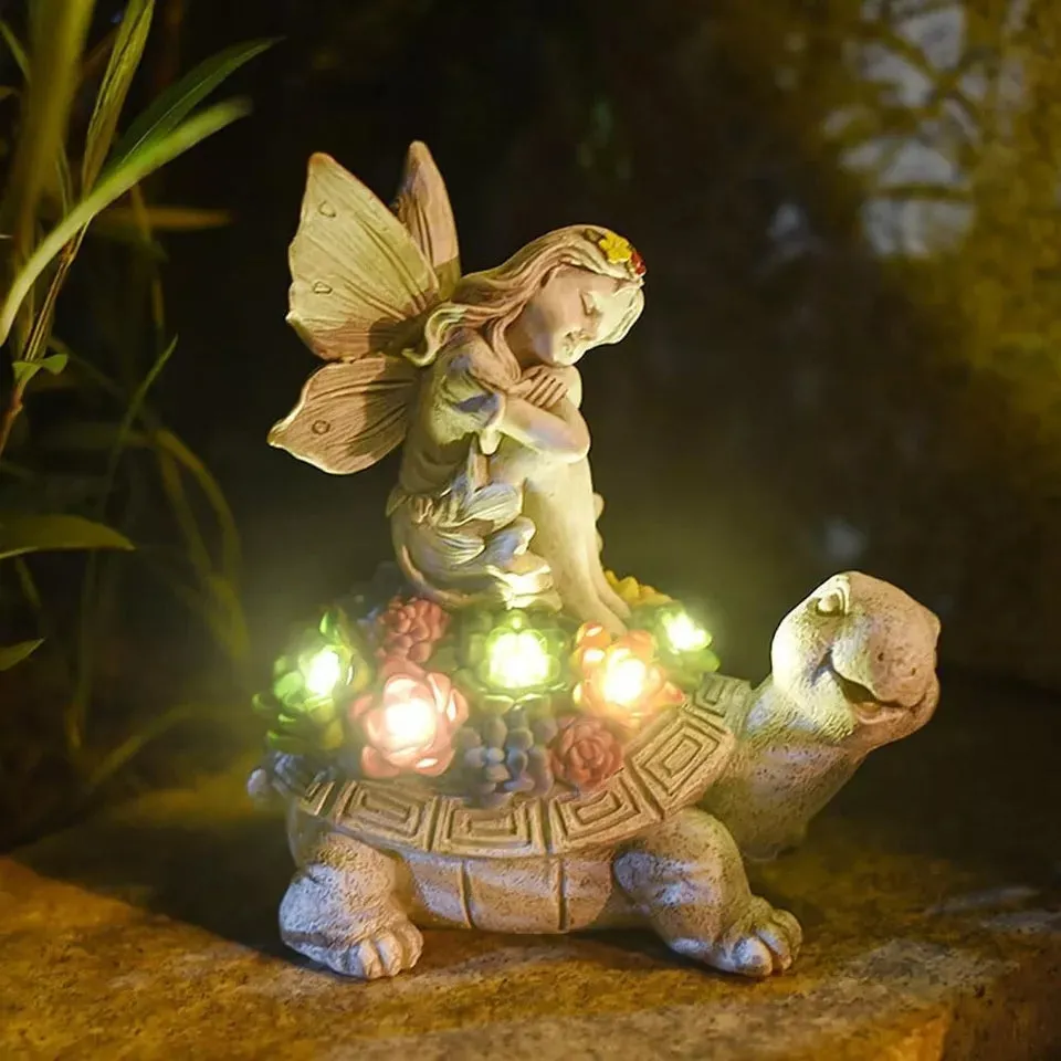 Solar Fairy Tortoise Ornament