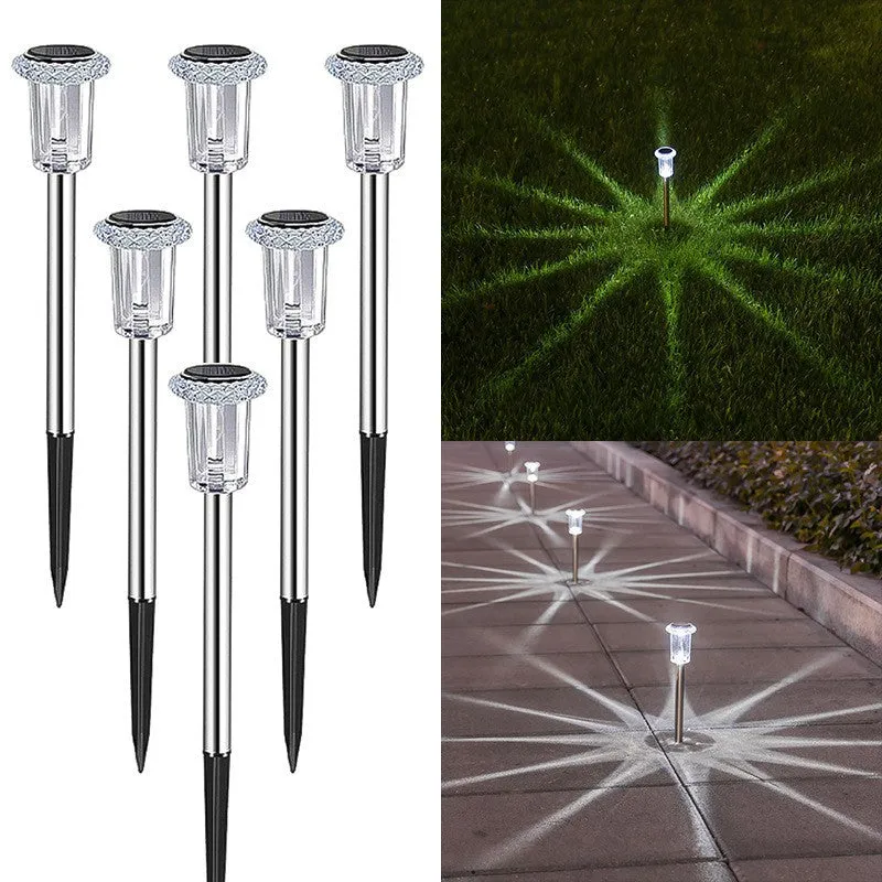 Solar LED Outdoor Garden Light With Decorative Floor Insert