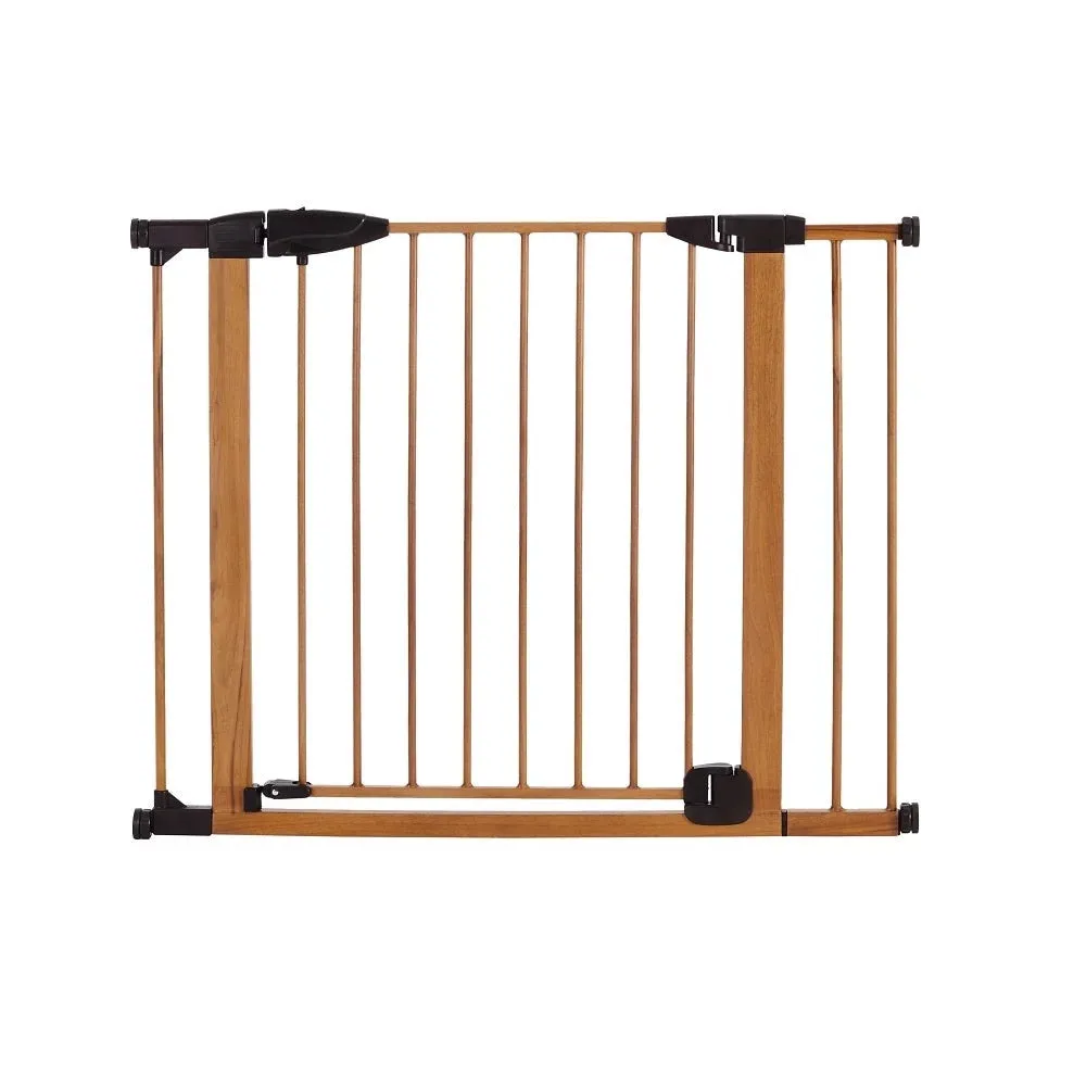 Toddleroo by North States Woodcraft Steel Baby Gate - Woodgrain