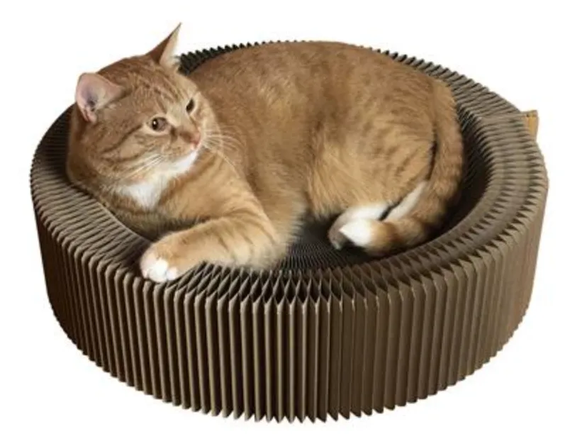 Travel Cat Accordion Travel Cardboard Bed & Scrathcher