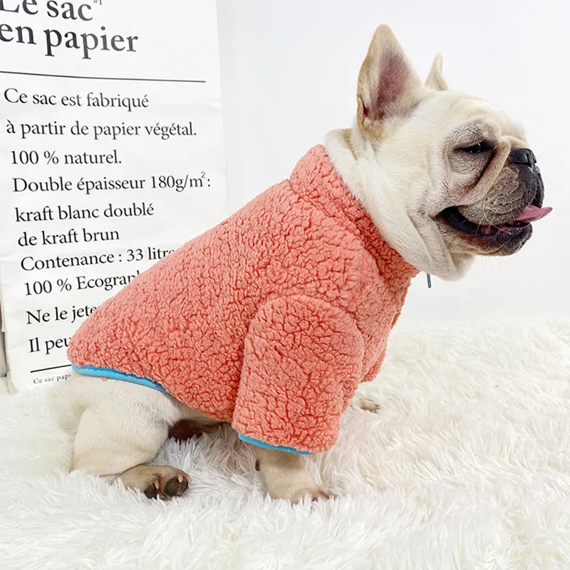 Trendy Winter Cloth for French Bulldog (WJ12)