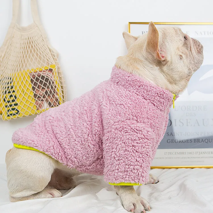 Trendy Winter Cloth for French Bulldog (WJ12)