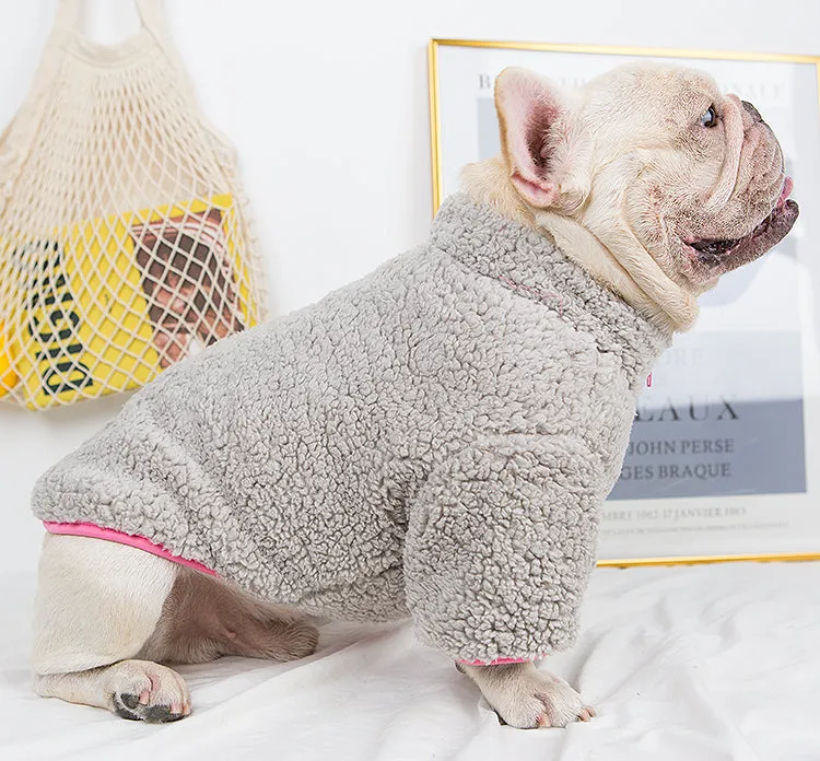 Trendy Winter Cloth for French Bulldog (WJ12)