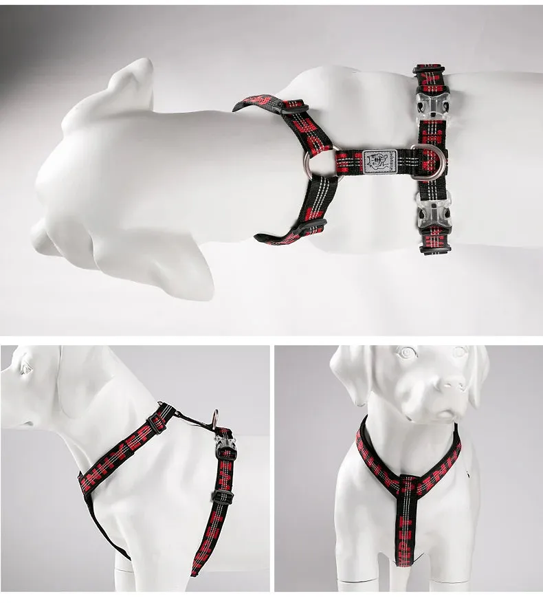 TRUELOVE Adjustable Pet Harness - Comfortable, Reflective Vest for Dogs and Cats