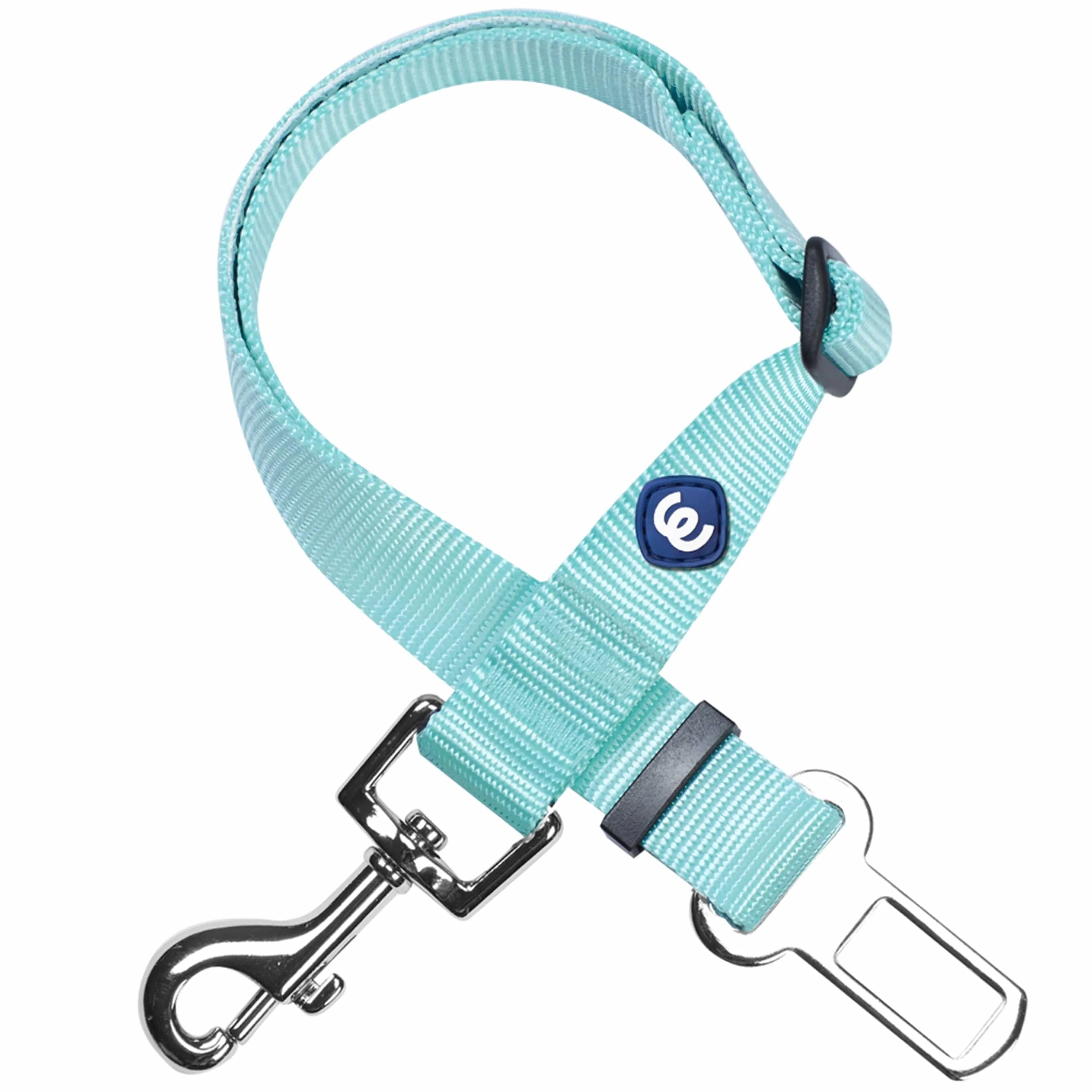 Universal Nylon Adjustable Safety Dog Seat Belt for Puppy S M L Boy Girl Dogs, Blue