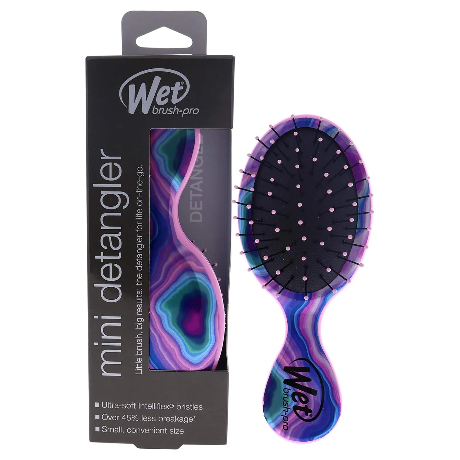 Wet Brush Mini Pro Detangler Brush Fantastic Voyage - Galaxy Stone