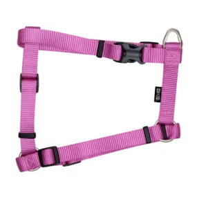 Zeus Nylon Dog Harness - Fuchsia - XLarge - 2.5 cm x 61-100 cm (1in x 24in-39in)