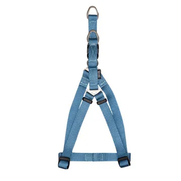 Zeus Nylon Step-In Dog Harness - Denim Blue - Small - 1 cm x 33 cm-45 cm (3-8in x 13in-18in)