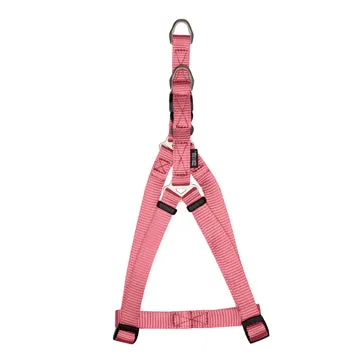 Zeus Nylon Step-In Dog Harness - Salmon - Medium - 1.5 cm x 44 cm-55 cm (1-2in x 17in-22in)